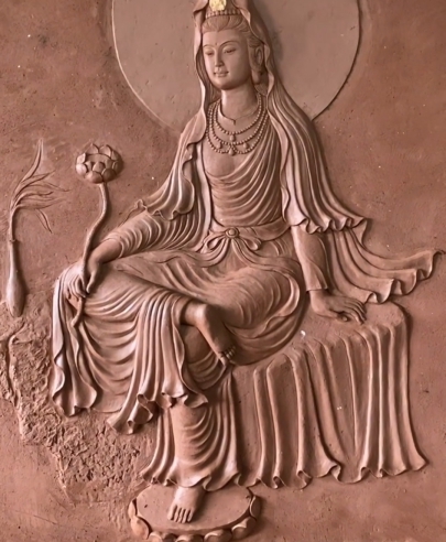 Phù Điêu Quan Âm Bồ Tát 