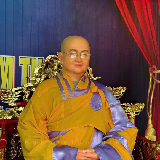 Tượng Sư Thầy Mặc Y Phục Thật