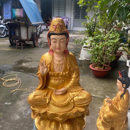 Tây Phương Tam Thánh ngồi 50cm