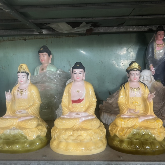 Tây Phương Tam Thánh ngồi 30cm