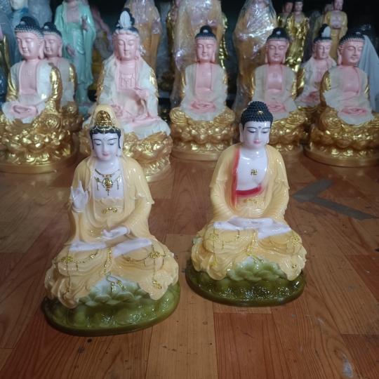 Tây Phương Tam Thánh ngồi 30cm