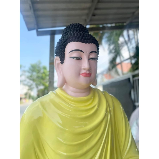 Tượng Phật A Di Đà ngồi đài sen