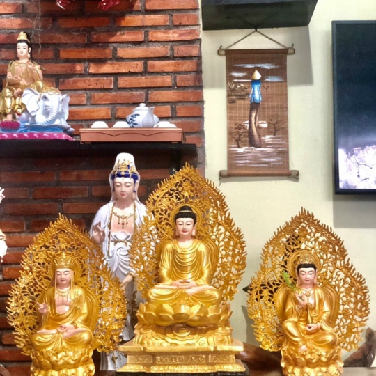 Tam Thánh Ta Bà cao 50cm