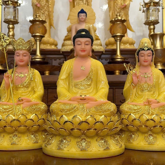 Tam Thánh Ta Bà cao 50cm