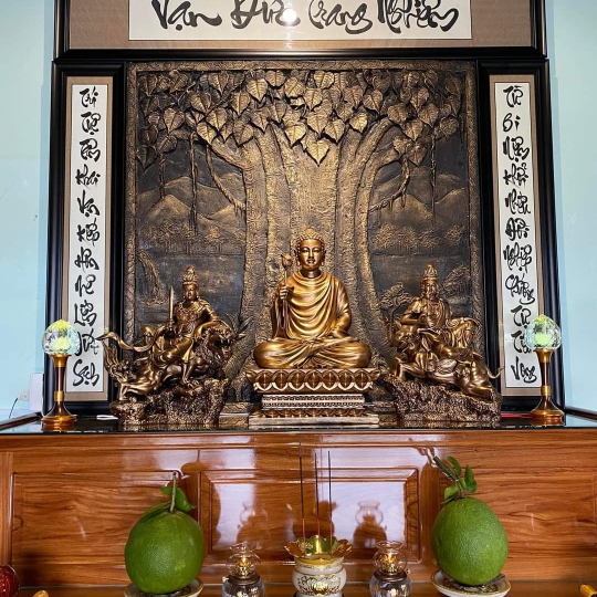 Phù điêu cây bồ đề